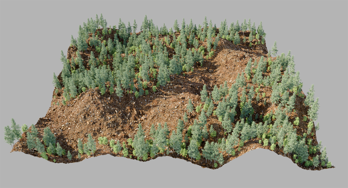 Example about using Proximity objects to remove scattered instances in specific areas.
