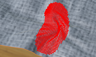 Ghost Points are displayed in red in the view.