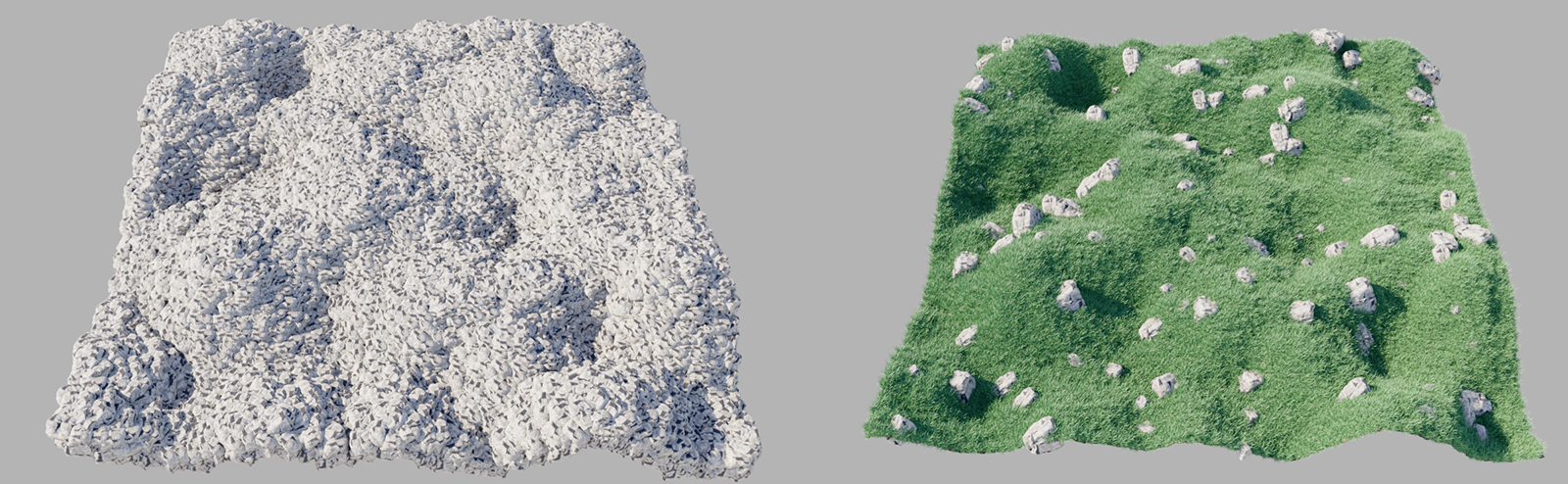 The figure shows an example of how to use Scatter Tags to individually control the proportion of specific objects within a Scatter distribution.
