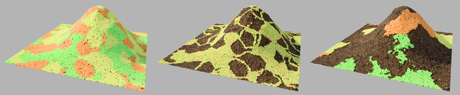 The figure shows an example of how to use Scatter Tags to individually control the filter seetings of the instanced objects.