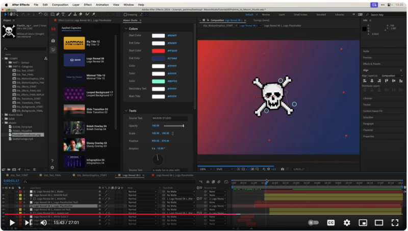 Thumbnail link to the 27-minute Maxon Studio Getting Started video on YouTube.