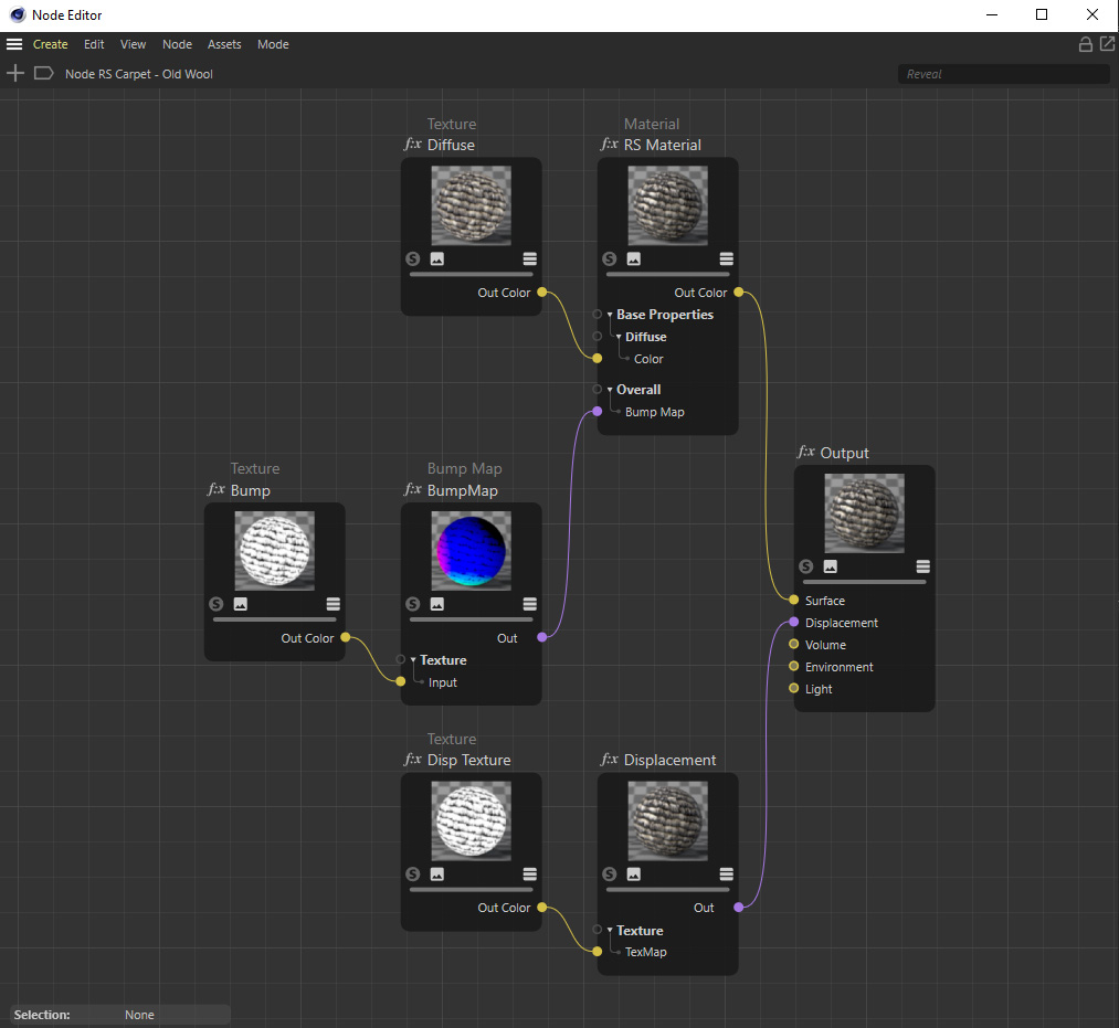 substance to redshift c4d