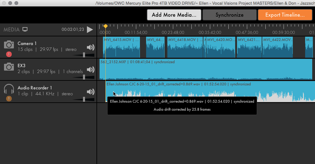 Audio Drift