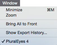 Window Menu