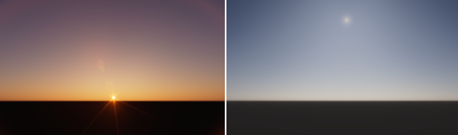 The date and time enable a precise calculation of the sun's position.