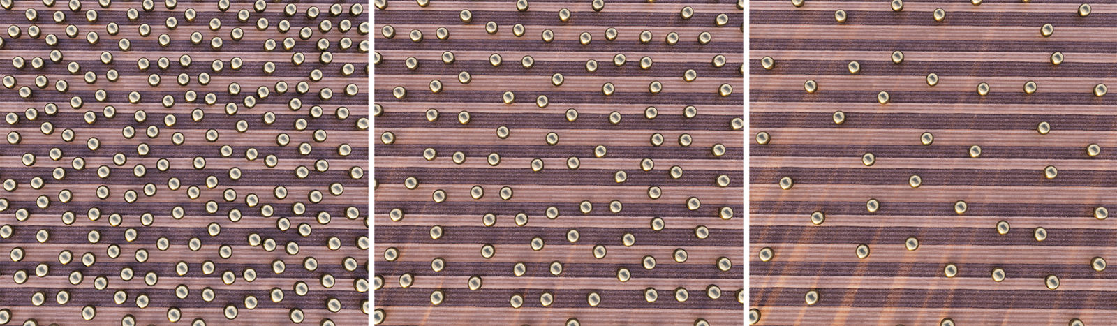 Effect of increasing Spacing values for the Surface Scattering Tool.