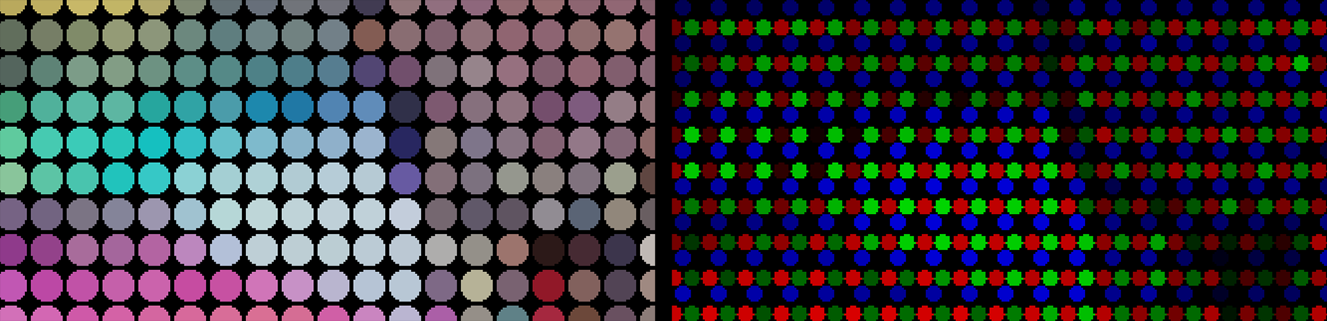 Dither and Palettes