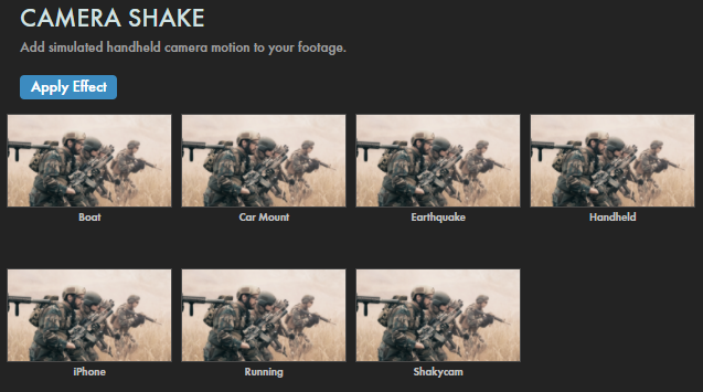 Camera Shake