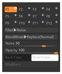 BPR Filter slots and settings