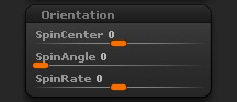 Brush Orientation sub-palette