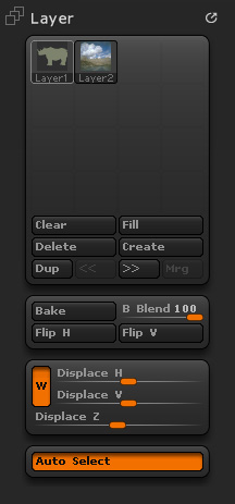 Layer palette