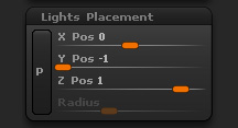Light > Lights Placement sub-palette