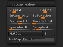 Material > MatCap Maker sub-palette