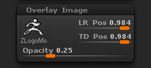 Movie > Overlay Image sub-palette