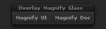 Movie > Overlay Magnify Glass sub-palette