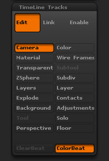 Movie > TimeLine Tracks sub-palette