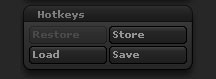 Preferences > Hotkeys sub-palette