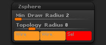 Preferences > Zsphere sub-palette