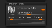 Render > Depth Cue sub-palette