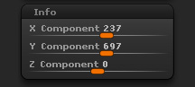 Transform > Info sub-palette