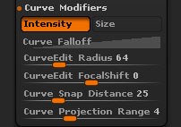 Stroke > Curve Modifiers sub-section