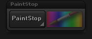 The PaintStop launch button in the Document palette