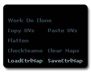 The Load and Save Control maps buttons.