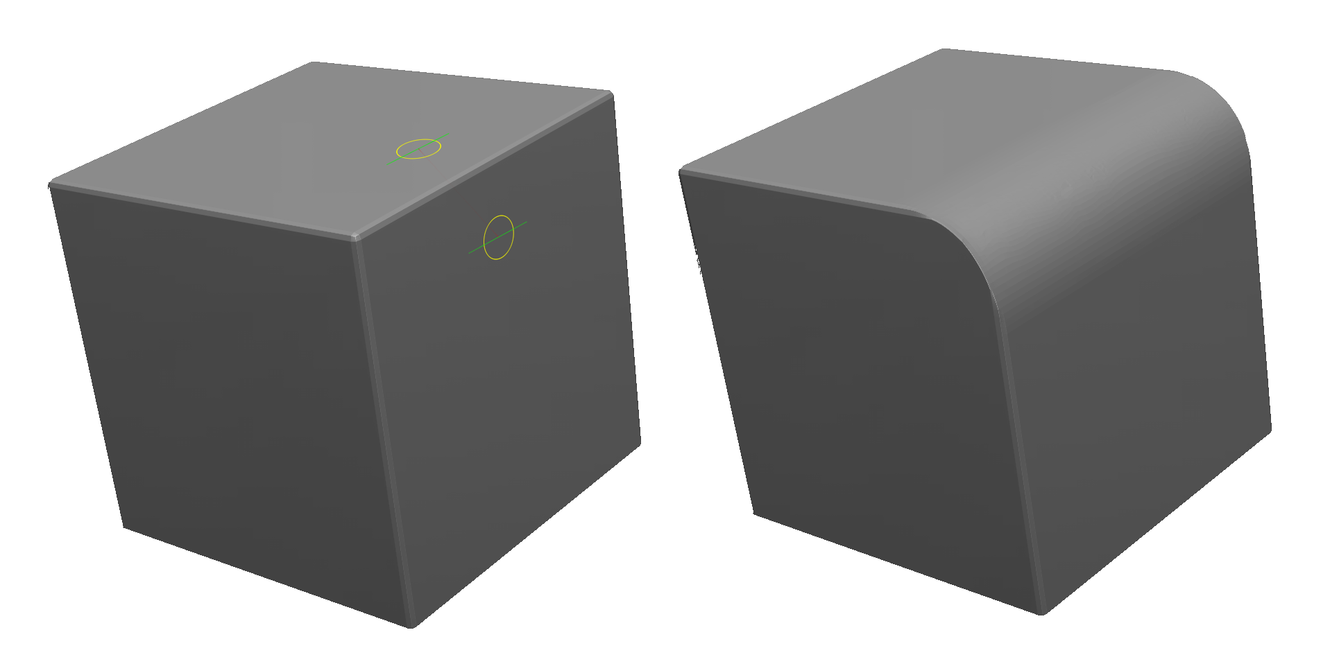 Bevel brushes example