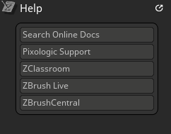 Core Help palette