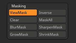 Masking sub-palette