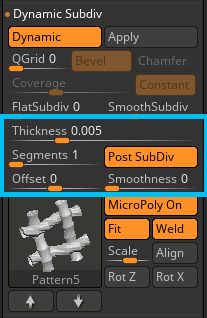 Dynamic Thickness