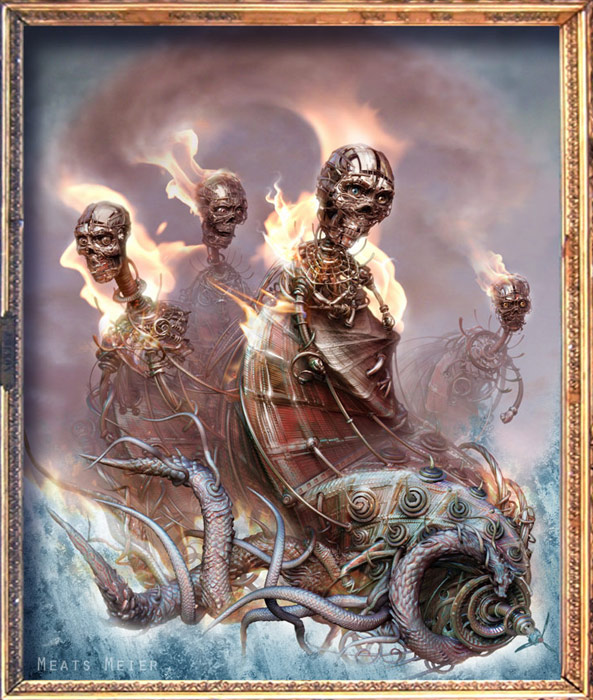 Four Horseman - ZBrush illustration by Meats Meier