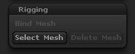 Tool > Rigging sub-palette