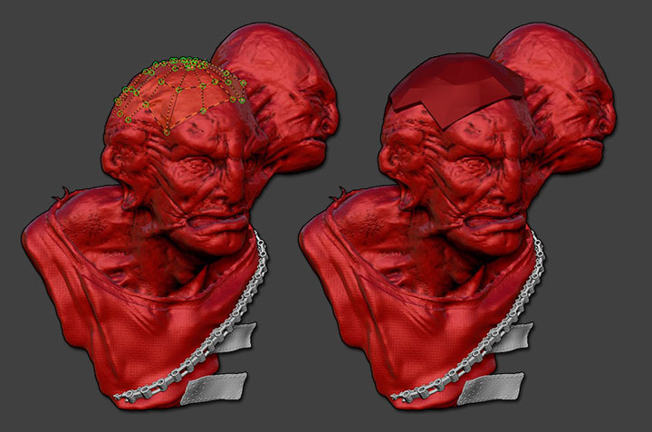 Topology Brush in action