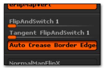 The Flip and Switch options, located in the Preferences >> Import-Export palette