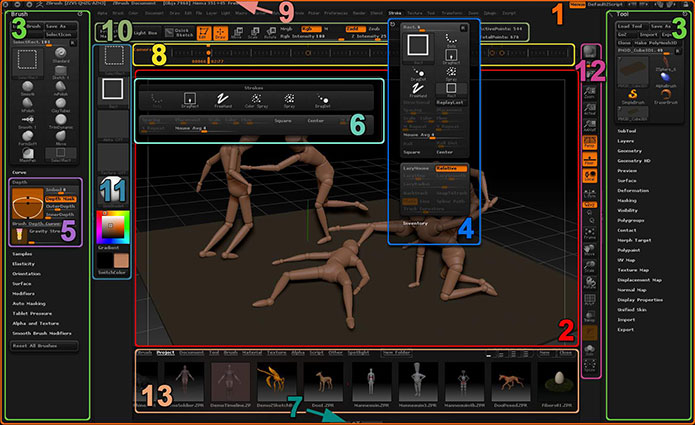 ZBrush User Interface