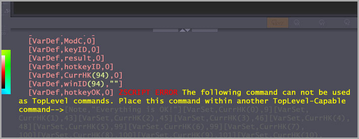 ZScript window