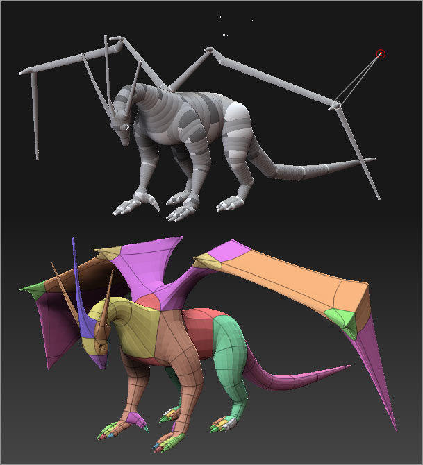 ZSphere model using Classic Skinning