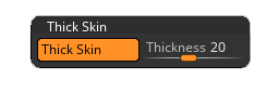 Thick skin example